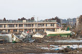 Fukushima Minamisoma Damage / School