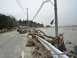 Fukushima Minamisoma Odaka / Damage / Eastern direction from Ebisawa / Seaside / Japan Self-Defense Forces