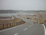 Fukushima Minamisoma Odaka / Damage / Northern direction from Urajiri public hall / Seaside