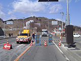 Iwate Miyako Damage Atago crossing of route45 in Miyako