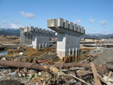 Iwate Rikuzentakata Bridge / Numata overpass / Material of Tohoku Regional Development Bureau of MLIT