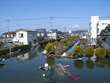 Miyagi Ishinomaki Damage / Flooding in Ishinomaki city area