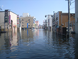 宮城県 石巻市 被災 石巻市街地浸水
