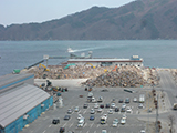 Iwate Miyako Harbor / Clearance woking