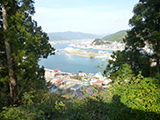 Miyagi Ishinomaki Harbor / Hiyoriyama park / Direction of Nakase