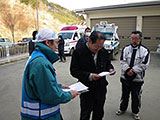 Iwate Rikuzentakata Handing letter of Yamiya for mayor of Rikuzentakata / 23 Mar