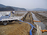 Miyagi Ishinomaki Drainage pumper / Japan Self-Defense Forces Search