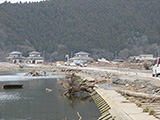 Miyagi Ishinomaki Kamaya / Damage / River / Levee