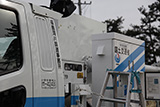 宮城県 東松島市 定川 排水作業 排水ポンプ車
