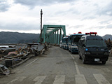 Miyagi Ishinomaki Shinmachiura / Damage / bridge / Police